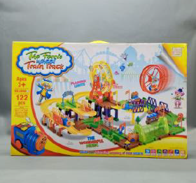 Experience Endless Fun with the Ferris Wheel Train Track 122-Piece Set for Kids - Buy Now